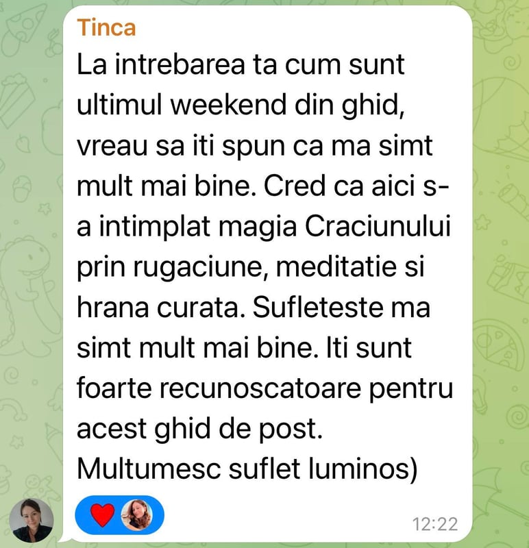 Mesajul Tincăi despre ghidul de post